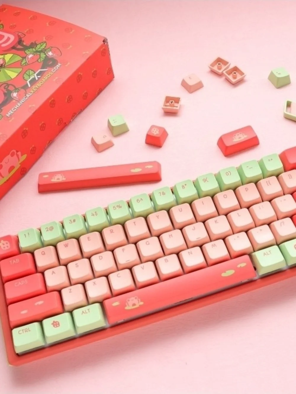 Ducky x MK designed Limited Edition Strawberry Frog One 3 Mini